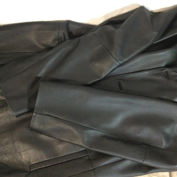 L Tall Bachrach Leather Jacket - Picture 8 of 11